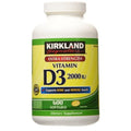 Kirkland Signature Extra Strength Vitamin D3 2000 IU - 600 Softgels