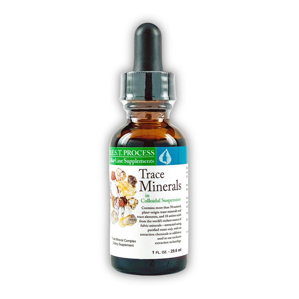 Morter Trace Minerals - Colloidal Fulvic Trace Mineral Drops with 70+