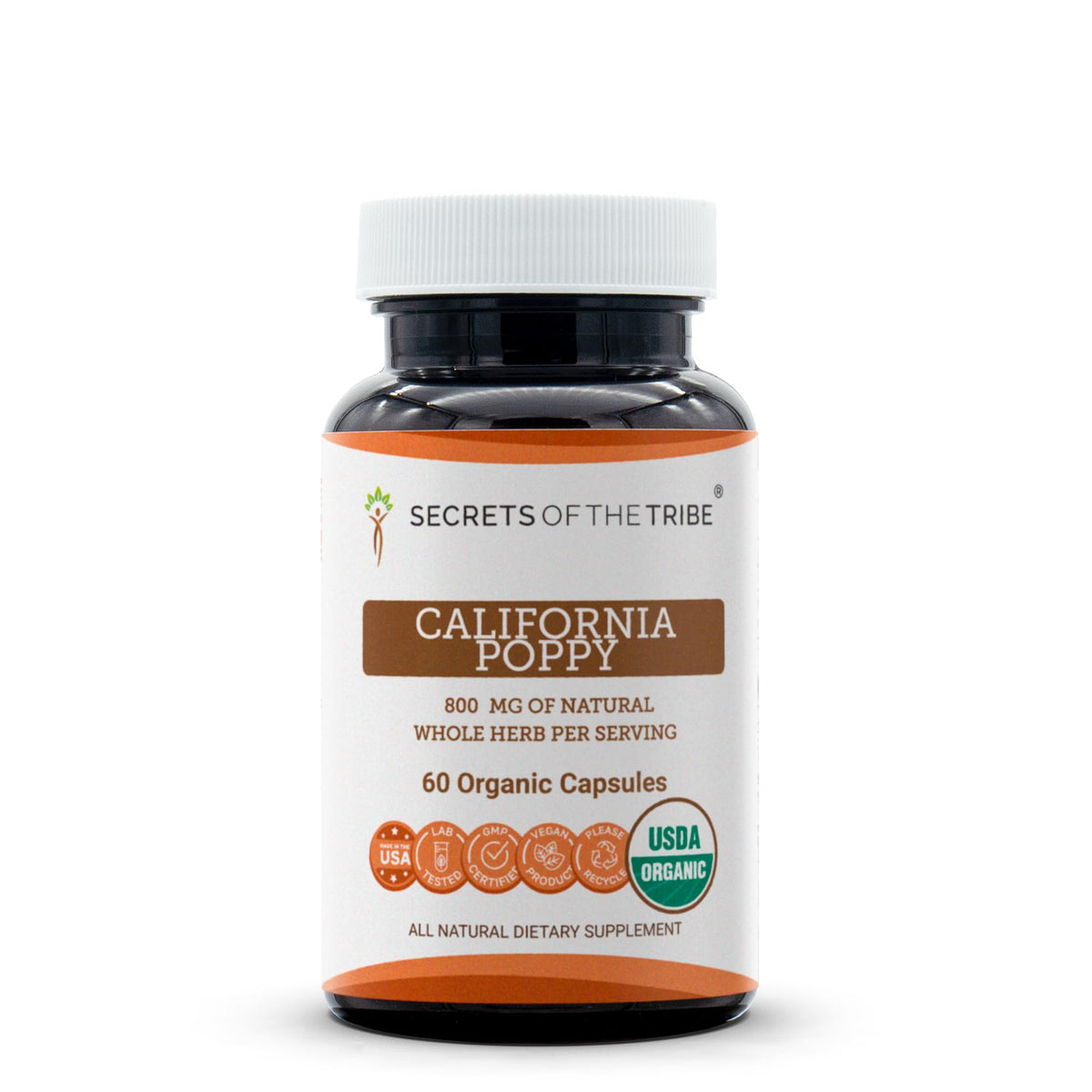 Secrets of the Tribe California Poppy USDA Organic
