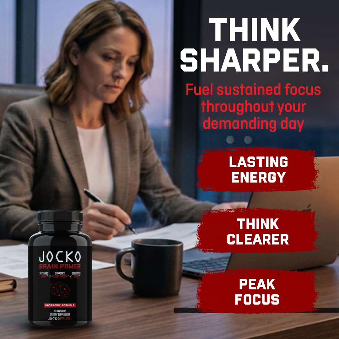 Jocko Fuel Brain Power Nootropic L-Theanine - 90 Capsules - image 7