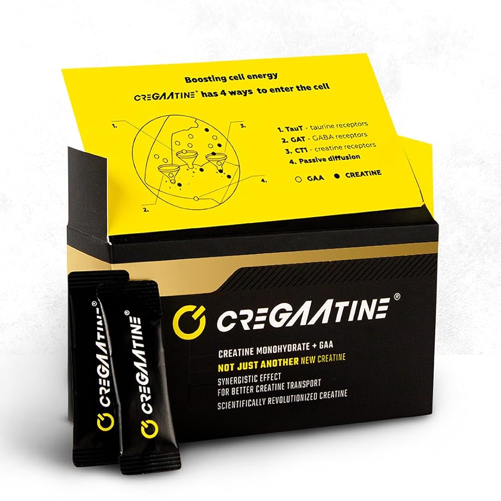 CreGAAtine Micronized Creatine Monohydrate + GAA - 60 Sachets