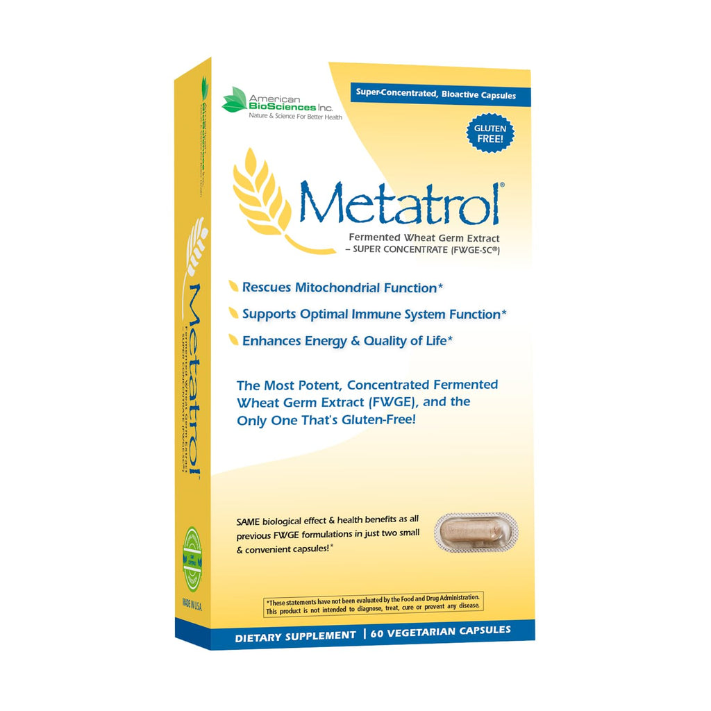 American BioSciences Metatrol Fermented Wheat Germ Extract - 120 Capsules - image 9