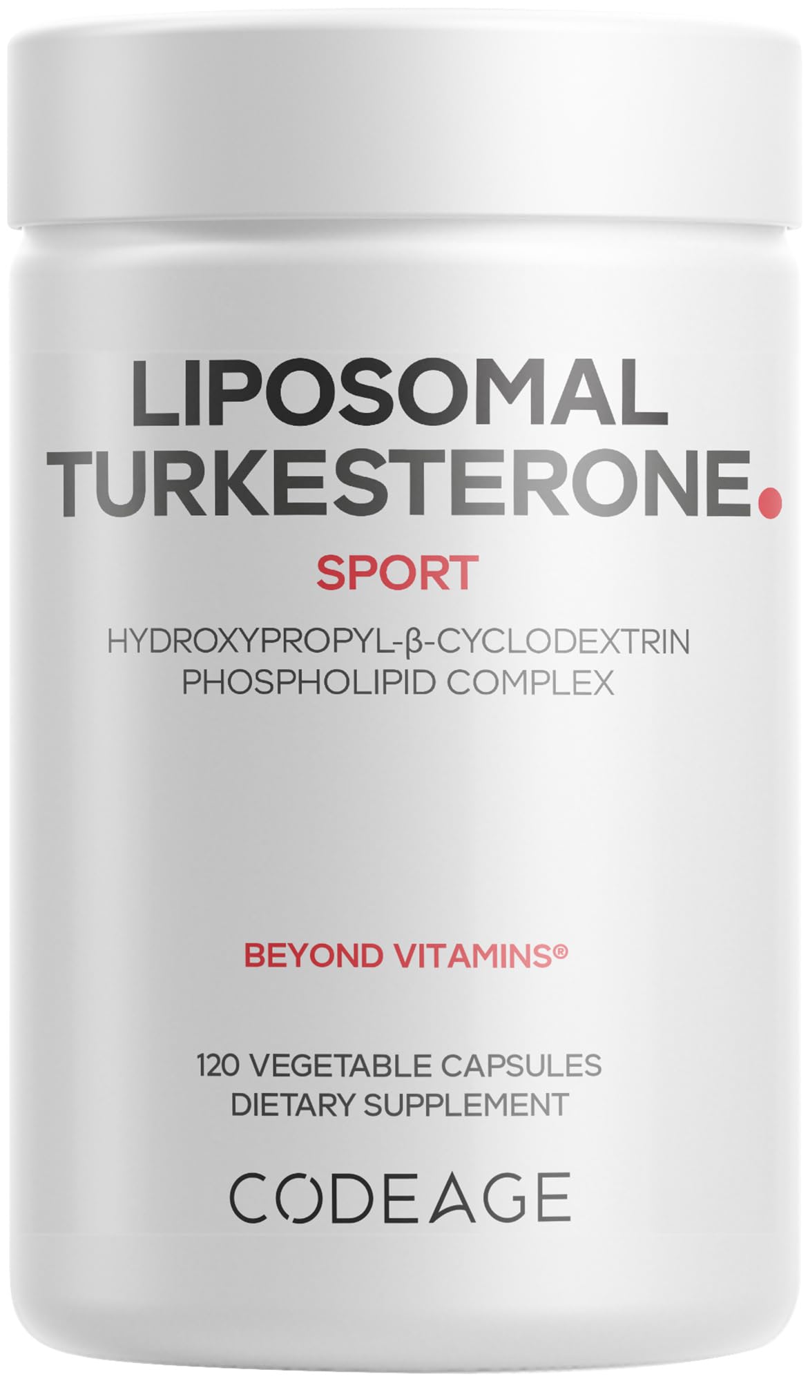 Codeage Turkesterone Supplement 500 mg - 120 Capsules