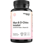 Wholesome Story Myo-Inositol & D-Chiro Inositol Capsules - 360 Count