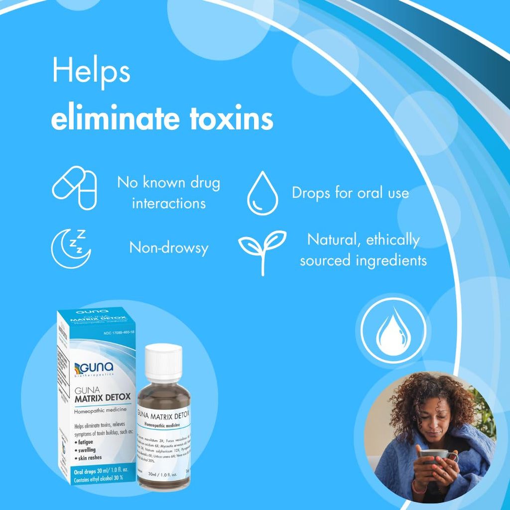 GUNA Matrix Detox Homeopathic Oral Drops - 30 mL - image 3