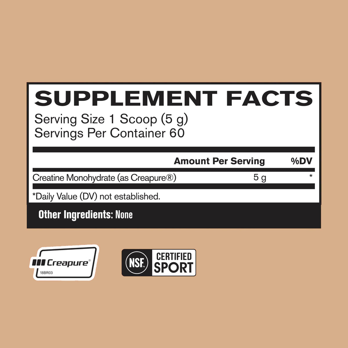 BARE PERFORMANCE NUTRITION Pure Creatine Monohydrate Powder - 60 Servings - image 2