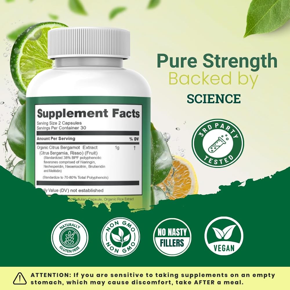 Nourishing Nutrients Organic Citrus Bergamot Supplement