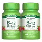 Nature's Truth Sublingual Methylcobalamin B-12 5000mcg - 120 Tablets