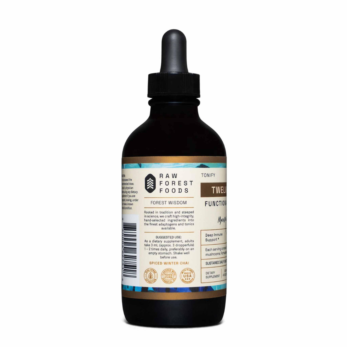 RAW Forest Foods Twelve Rivers Functional Mushroom Tincture - 4 Fl Oz - image 9