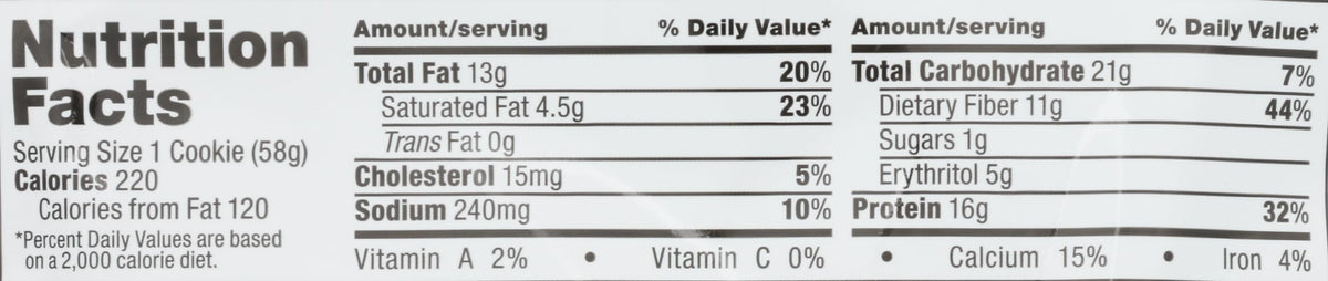 Quest Peanut Butter Chocolate Chip Protein Cookie - 2.04 oz - image 2