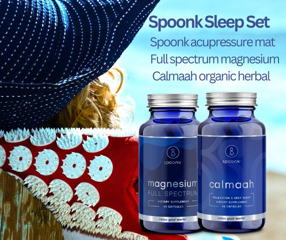 Spoonk Sleep Set Acupressure Travel Mat with Magnesium Supplements - image 2
