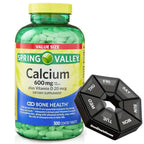GoodDealsHouse Spring Valley Calcium 600 mg + Vitamin D - 500 Tablets