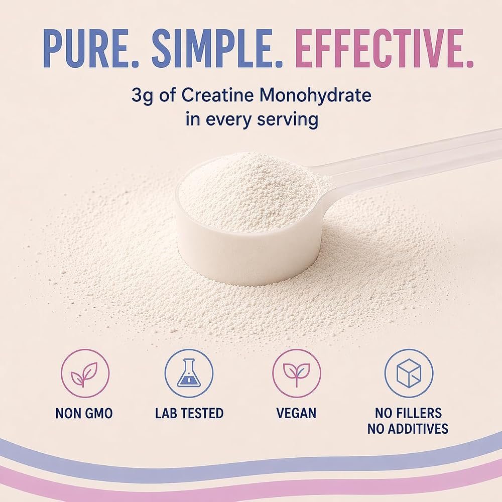Peach Pump Creatine Monohydrate Powder for Women - 70 Servings - image 9