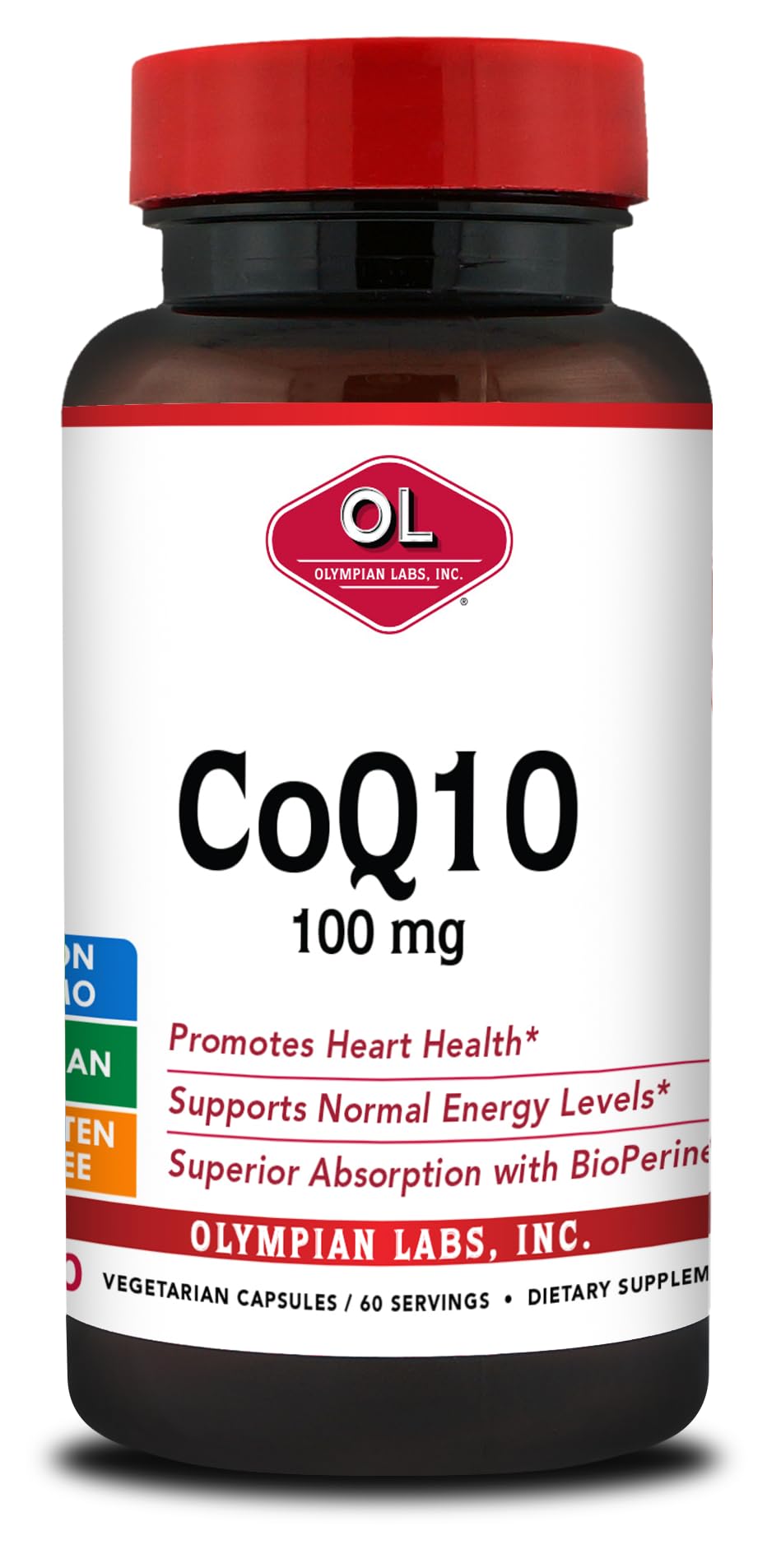 Olympian Labs CoQ10 100mg Antioxidant - 60 Capsules