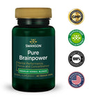 Swanson Pure Brainpower Brain Health Supplement - 60 Vegetarian Capsules - image 7