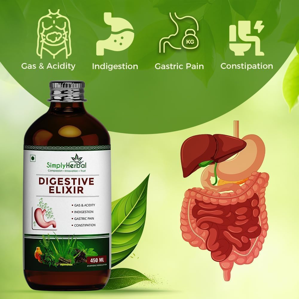 Generic Senta Ayurvedic Digestive Elixir Syrup with 37 Herbs - 450 ml - image 3