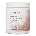 Alaya Naturals Multi Collagen Powder 5 Types with MSM - 20 Servings