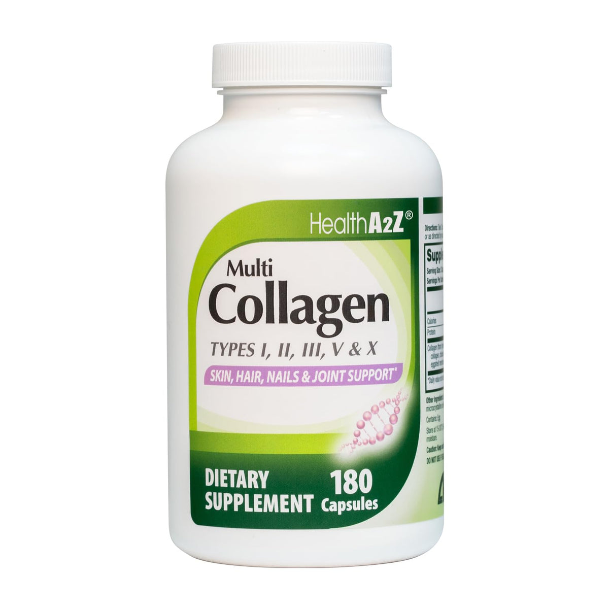 NutraA2Z Multi Collagen Pills 1735mg - 180 Capsules