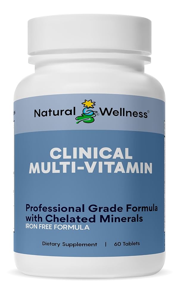 Natural Wellness One Daily Multivitamin Iron-Free - 60 Tablets