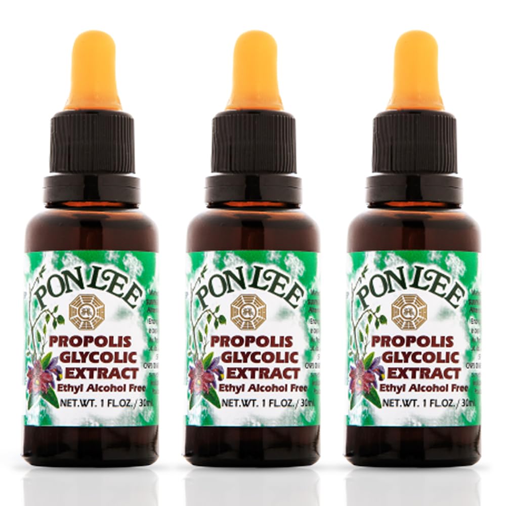 PONLEE Brazil Green Bee Propolis Extract Alcohol-Free - 3 Pack