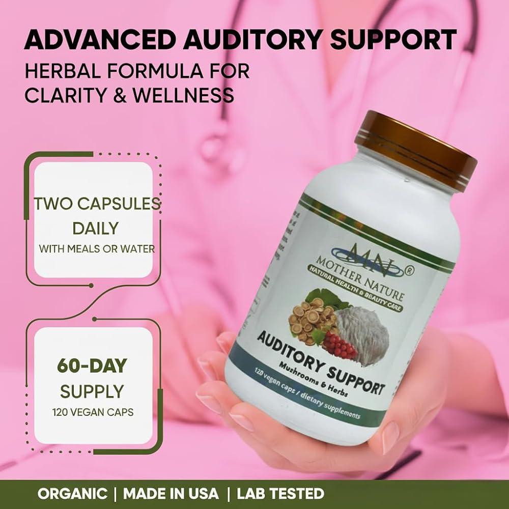 Mn Mother Nature Auditory Support Astragalus - 120 Vegan Capsules - image 3