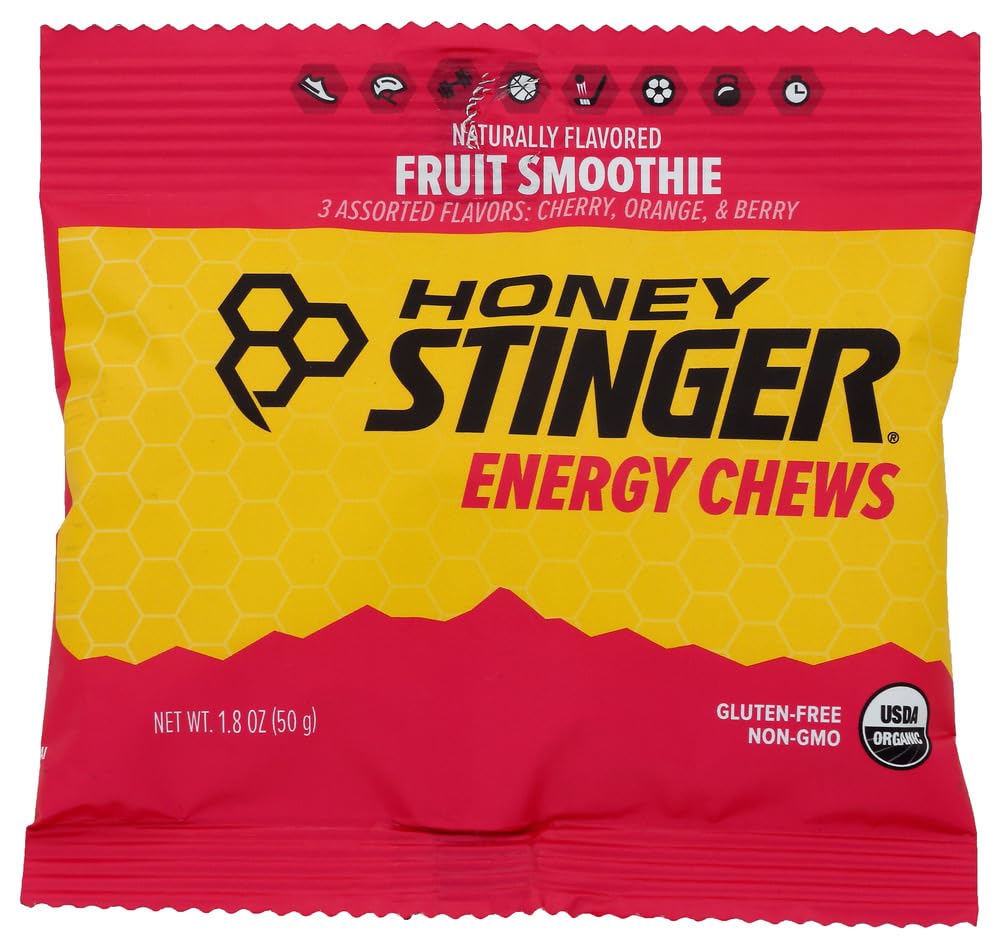 Honey Stinger Organic Energy Chew Fruit Smoothie - 12 Pack