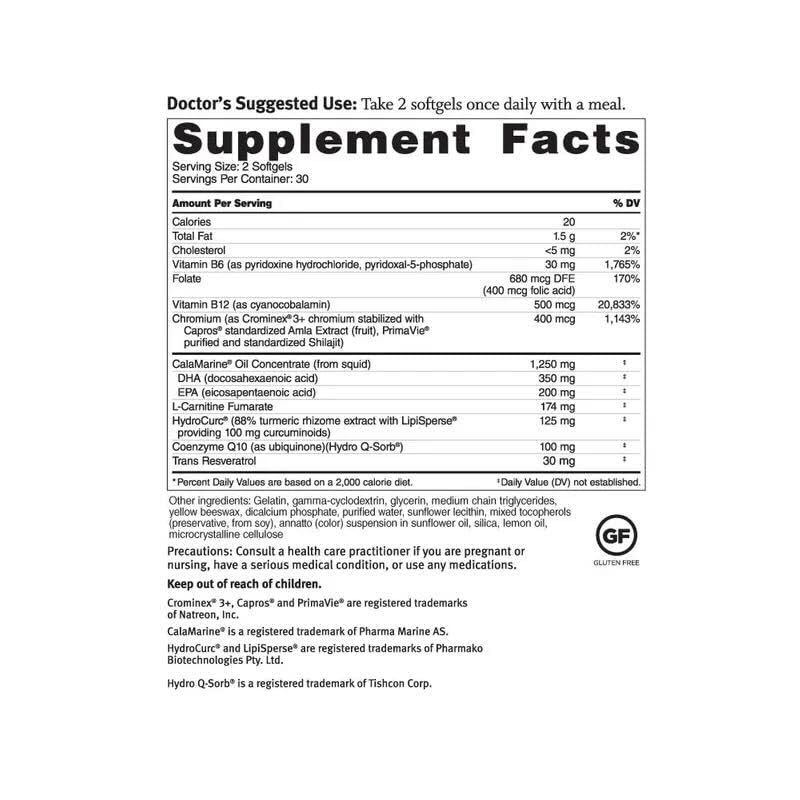 Dr. Sinatra Omega Q Plus MAX Heart Health - 60 Softgels - image 2