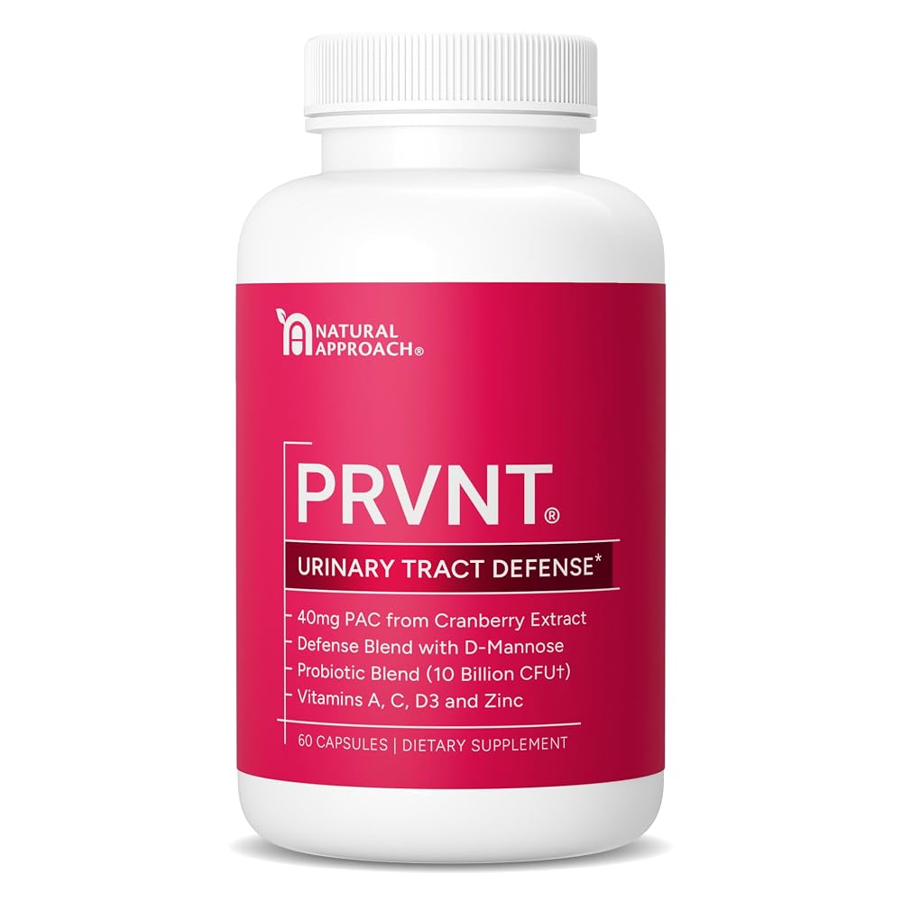 PRVNT Urinary Tract Defense with Cranberry & D-Mannose - 60 Capsules