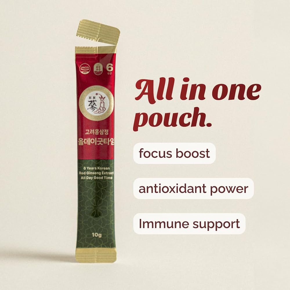 PNBG Red Ginseng Immune Shot 6 Year Korean - 100 Sticks - image 2