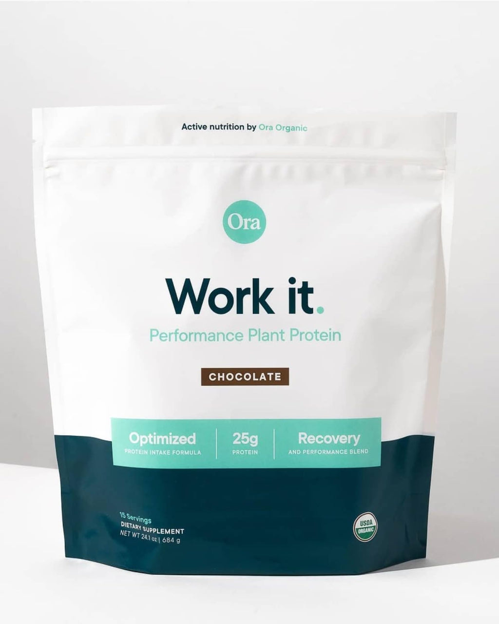 Ora Organic Work It Plant-Based Protein Powder - 15 Servings - image 9
