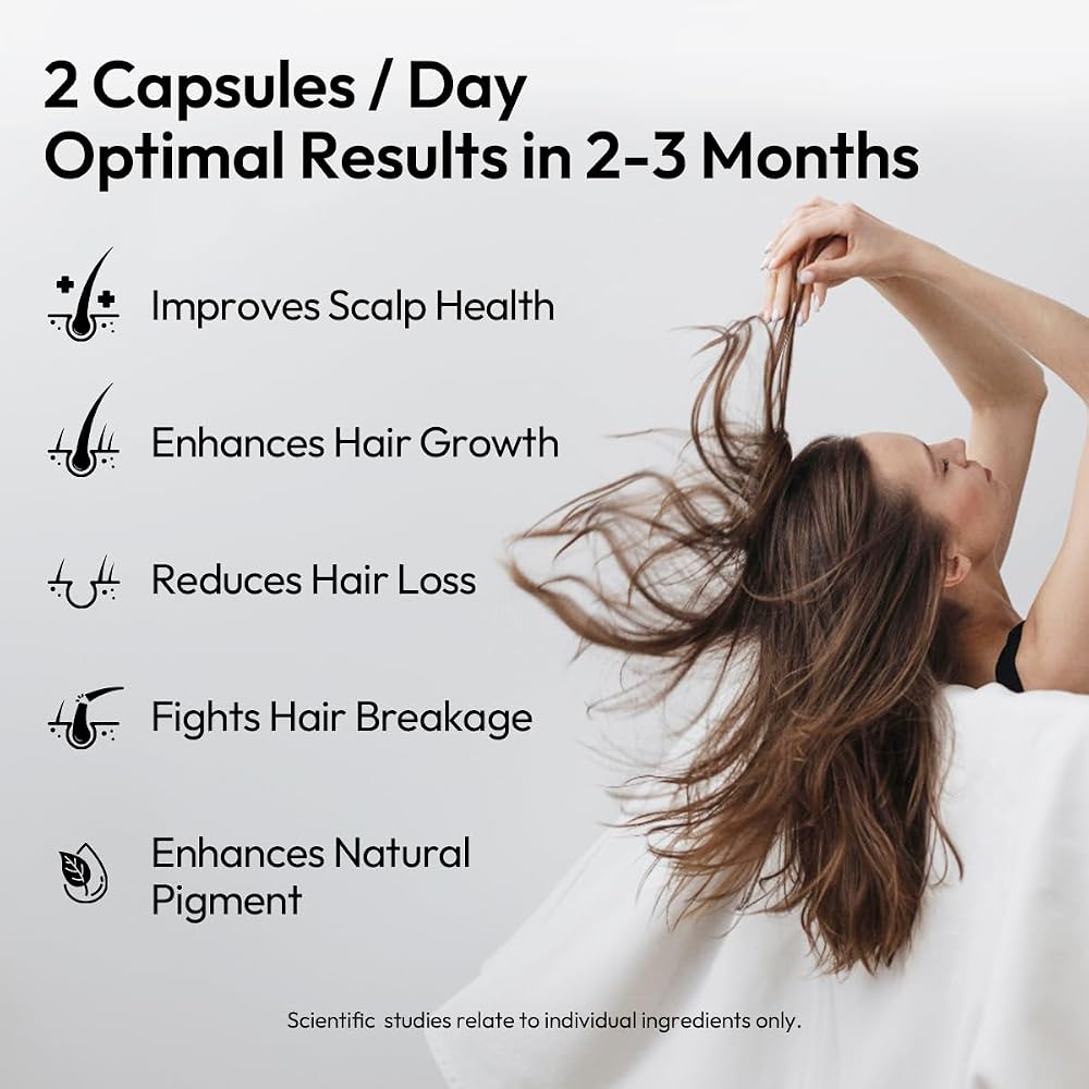 BIGVITA Hair Growth Supplement with AnaGain Nu & Biotin - 60 Capsules - image 2