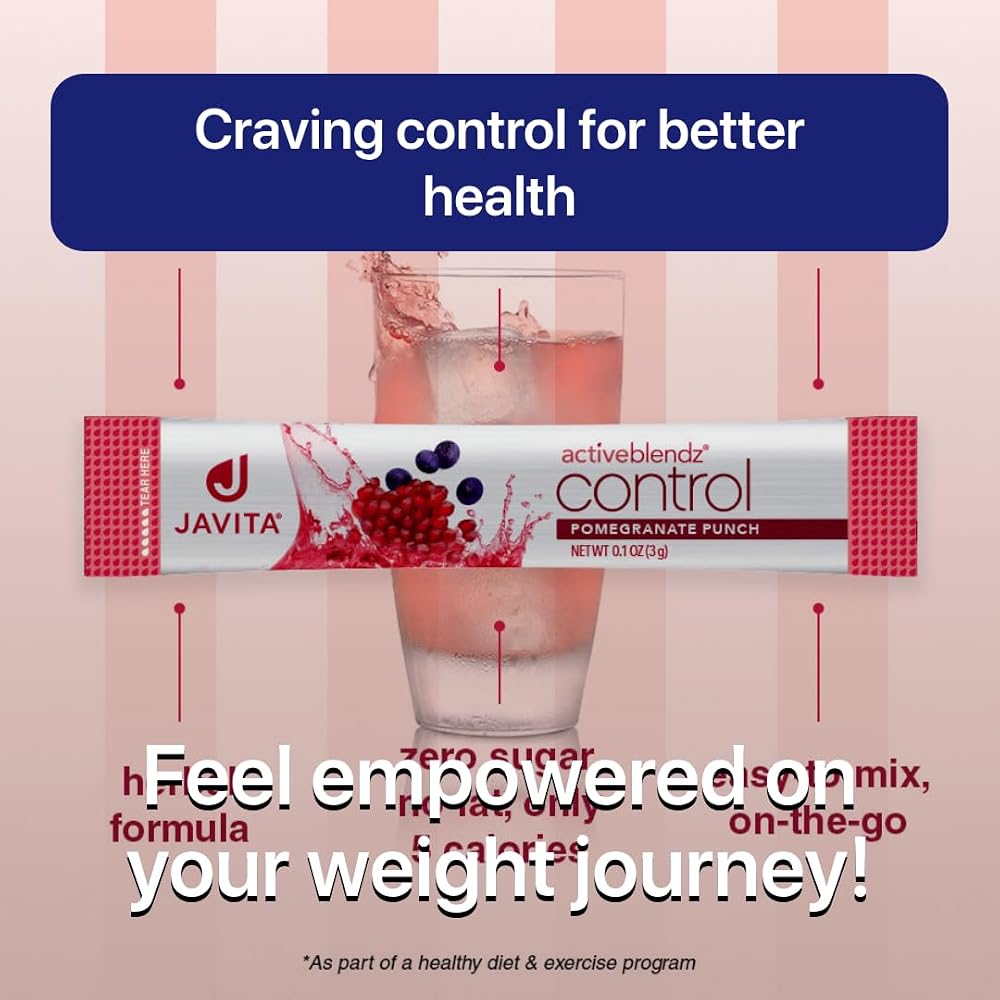 Javita ActiveBlendz Control Instant Fruit & Herbal Drink - 24 Sticks - image 3