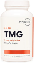 Type Zero Clean TMG Trimethylglycine 750mg - 120 Capsules