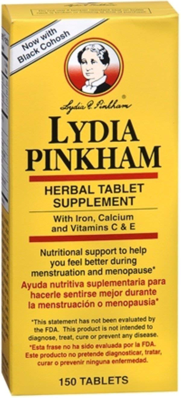 Lydia Pinkham Herbal Tablet Supplement - 1050 Tablets