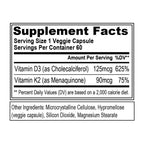 Evlution Vitamin D3 K2 Supplement Immune Support - 60 Capsules - image 2
