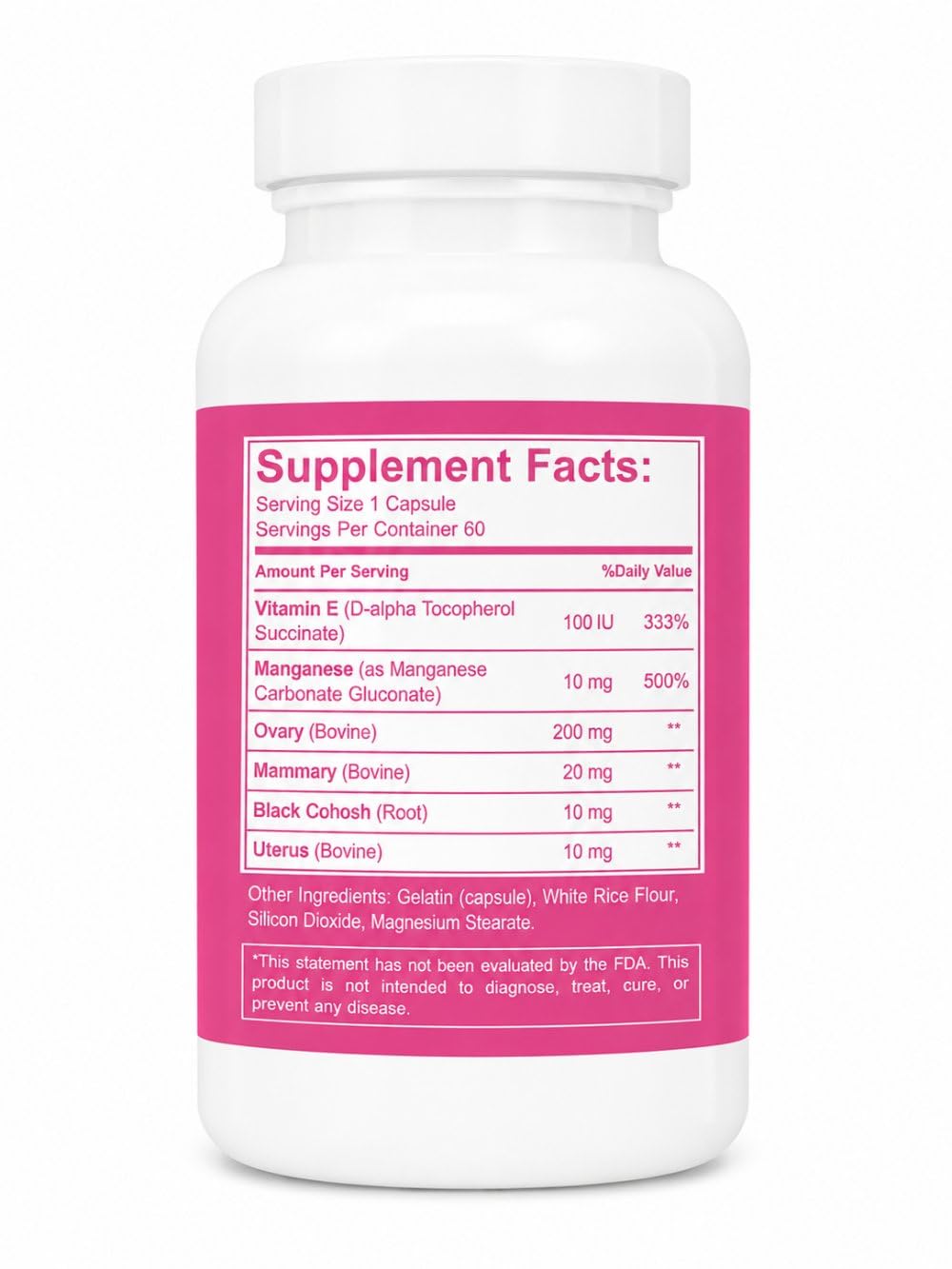 SOR, Inc. Ultra Fem Plus Feminizing Supplement - 60 Capsules - image 3