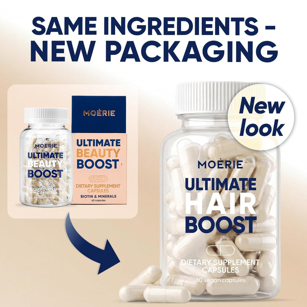 Moerie Ultimate Hair Boost Vitamins for Thicker Hair - 120 Capsules - image 2