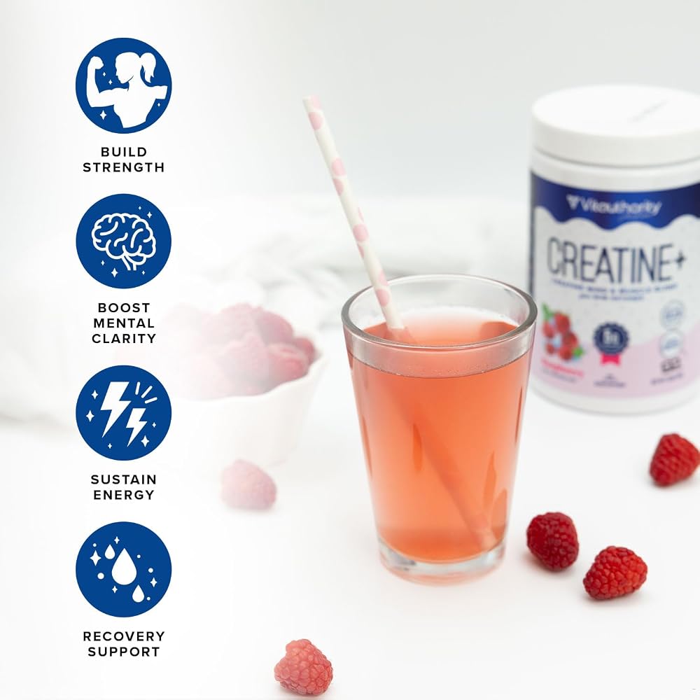 Vitauthority Creatine Monohydrate Powder for Women Micronized