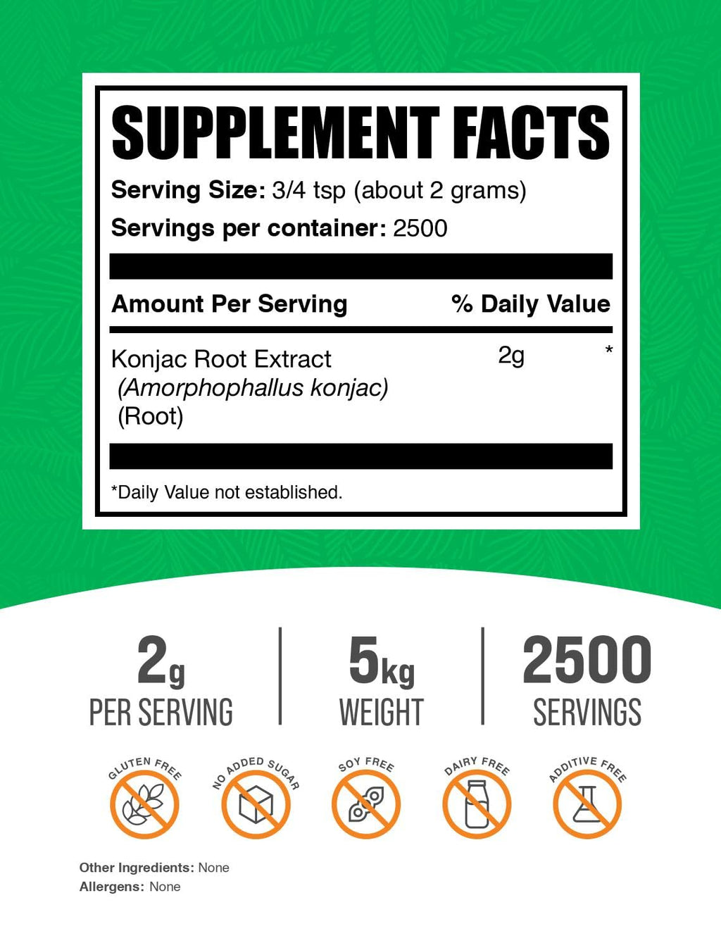 BulkSupplements.com Glucomannan Powder
