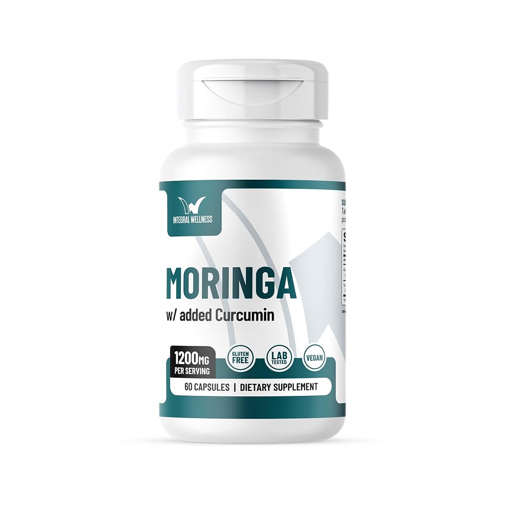 Integral Wellness Moringa with Curcumin Capsules - 60 Count