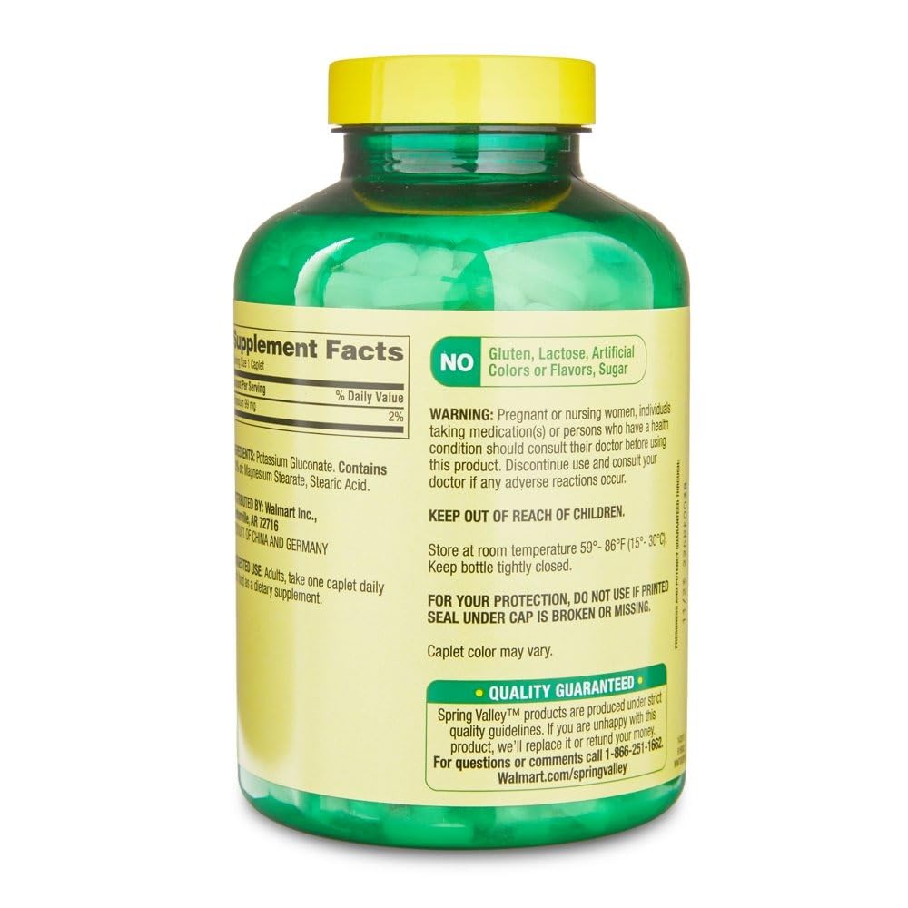 ikj Potassium Caplets Dietary Supplement 99 mg - 500 Count - image 6