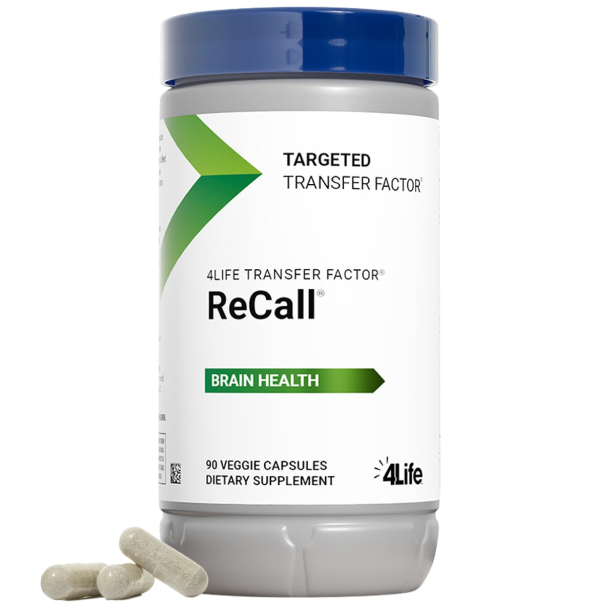 4Life Transfer Factor Recall Brain Support - 90 Vegetarian Capsules