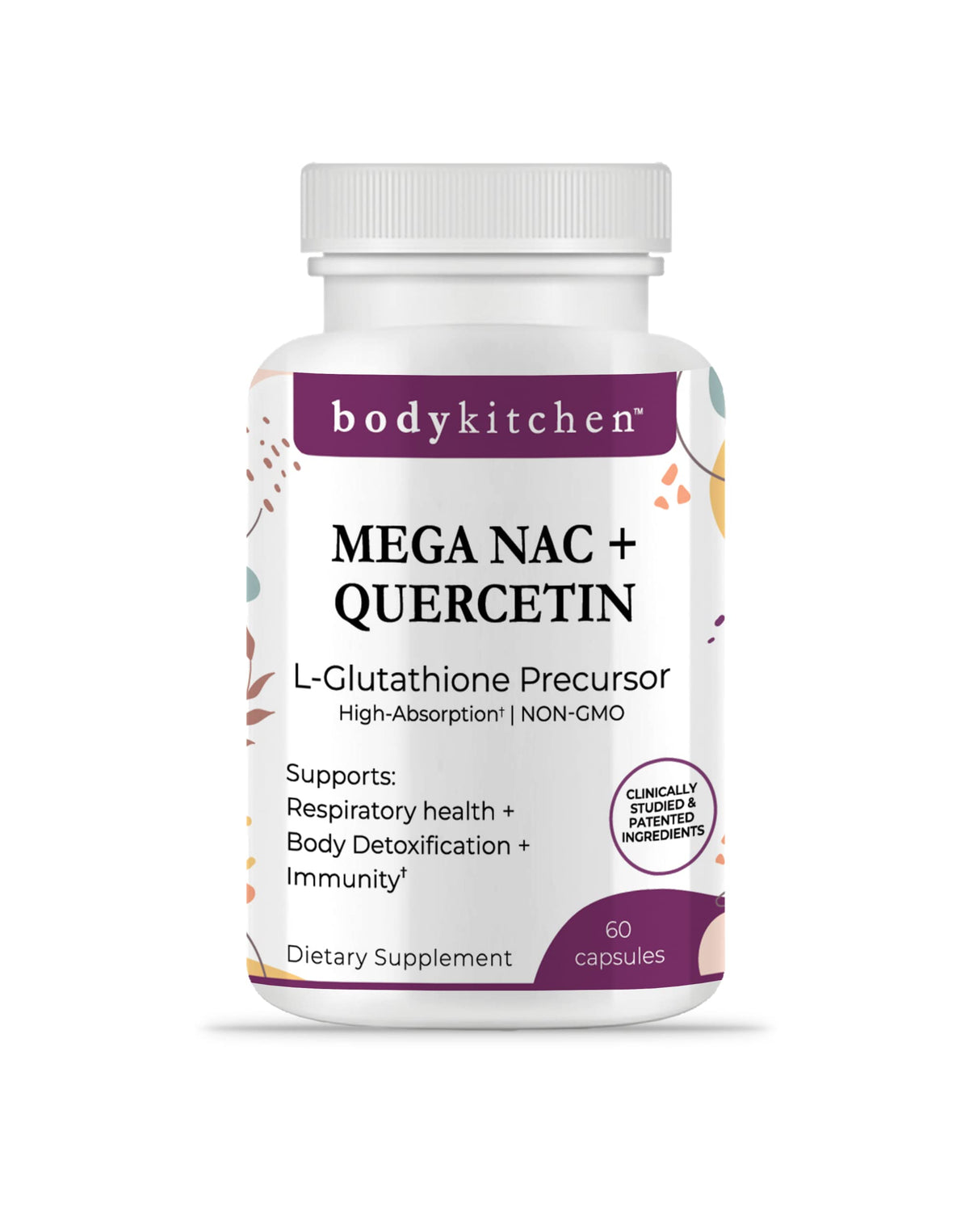Body Kitchen Mega NAC 600mg N-Acetyl Cysteine with Quercetin
