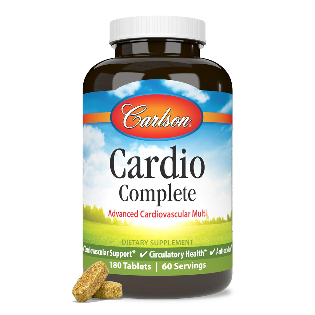 Carlson Cardio Complete Advanced Multivitamin - 180 Tablets