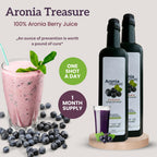Aronia Treasure 100% Aronia Berry Juice - 2 x 25.36 Fl Oz - image 3
