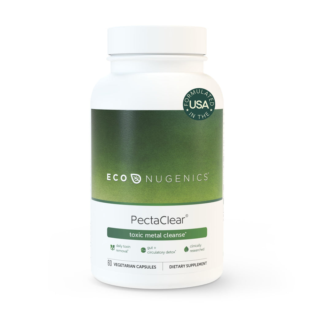 EcoNugenics PectaClear Detox Supplement - 60 Capsules
