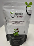 Organic Way Licorice Root Powder (Glycyrrhiza glabra) - Herbal Tea