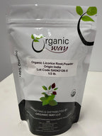 Organic Way Licorice Root Powder (Glycyrrhiza glabra) - Herbal Tea