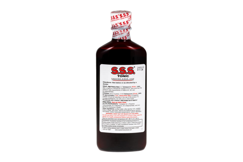 S.S.S. CO. S.S.S. Tonic Liquid Iron & Vitamin B Supplement - 10 Fl Oz - image 2