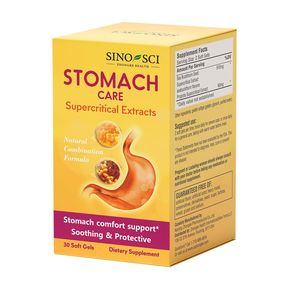 Sino-Sci Stomach Care Digestive Support - 30 Capsules